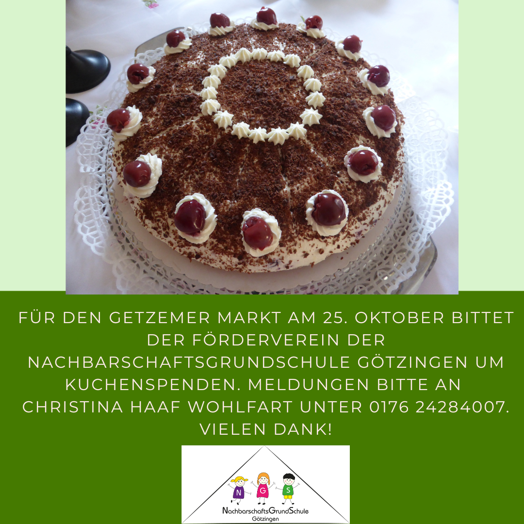 26 09 Kuchenspenden Getzemer Markt
